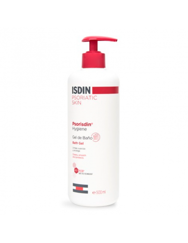 Psoriatic Skin Psorisdin Hygiene Gel De Baño Formato Ahorro 500 ml Isdin Limpia, Suaviza Y Pro
