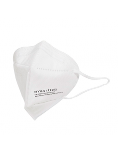 MASCARILLA ADULTO FFP2 COLOR BLANCO CON BOLSA TRANSPORTE...