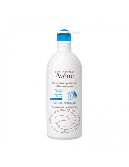 Avene Linea Solar Reparador Para Del Sol Textura Gel Crema Cara Y Cuerpo Pieles Intolerantes 400Ml