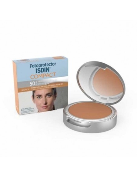 Isdin Fotoprotector Fps 50 + Compact Color Bronce 10g
