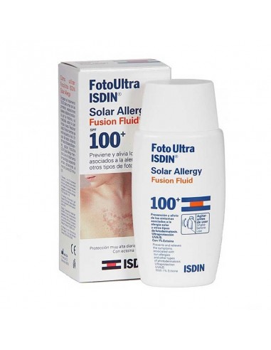 Isdin Fotoultra Fps 100 + Allergy Textura Fusión Fluid Facial 50 ML