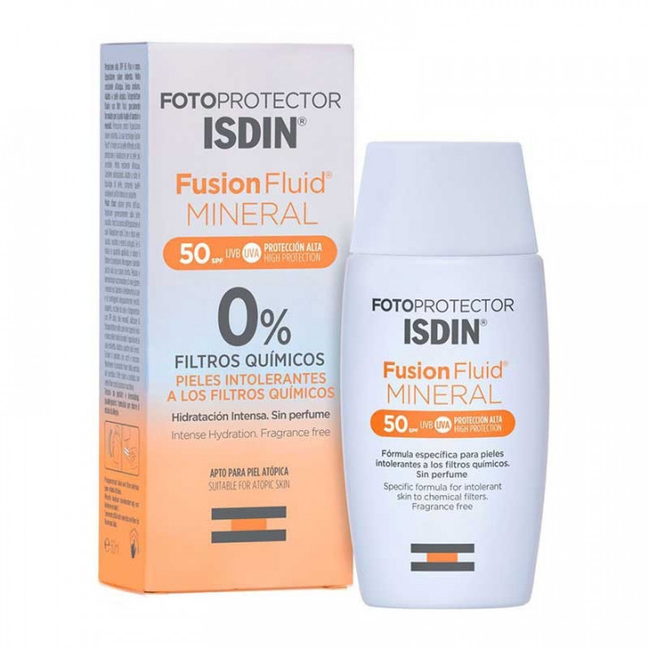 Isdin Fotoprotector FPS 50+ Fluido Mineral 50ml.