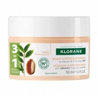 Klorane Mascarilla Nutri-Reparadora a la Manteca de Cupuaçú Bio 150ml.