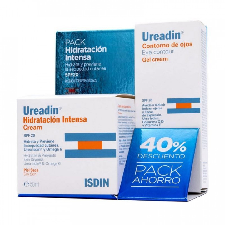 Isdin Hydration Ureadin Pack Antiarrugas Crema 50ml + Contorno de Ojos.