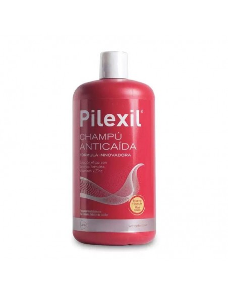 PILEXIL CHAMPU ANTICAIDA FORMATO AHORRO 900 ML CON SERENOA SERRATULATA VITAMINAS Y ZINC