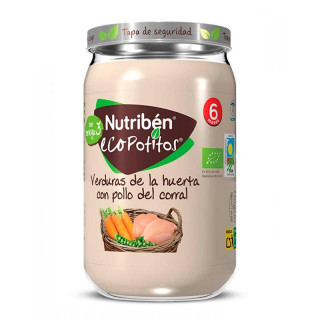 Nutriben Ecopotitos Pollo de Corral con Verduras 235 gr.