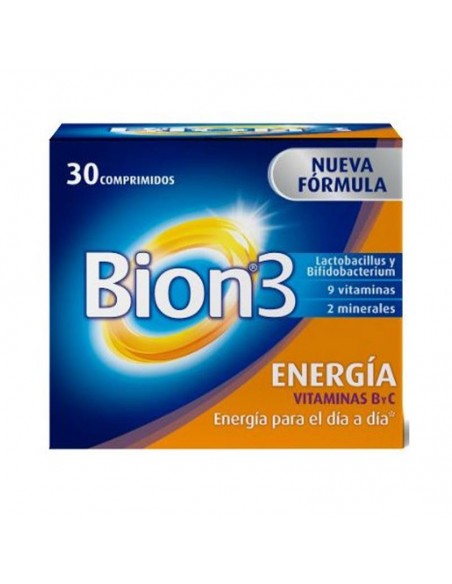 Bion3 Energia 30 Comprimidos Con Ginseng