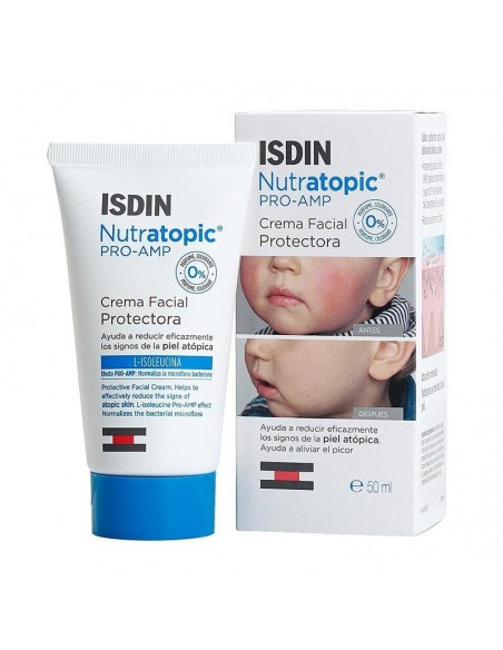 Nutratopic Pro - Amp Crema Facial Isdin 50Ml, Piel Atópica