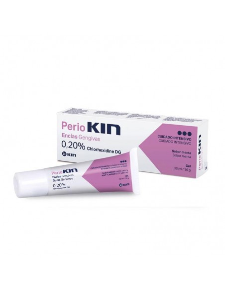 Perio Kin Gel 30ml Cuidado Intensivo Encias Sabor Menta 0,20% Clorhexidina