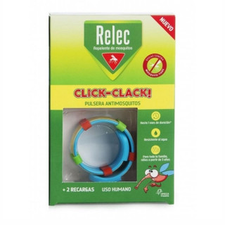 Relec Pulsera Repelente Mosquitos Click-Clack Niños.