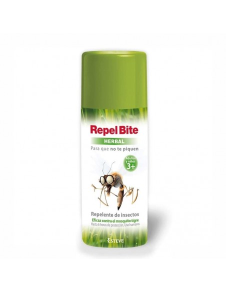 REPEL BITE HERBAL REPELENTE DE INSECTOS 100 ML PARA QUE NO TE PIQUEN A PARTIR DE 3 AÑOS