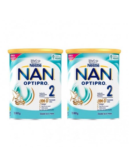 NESTLE NAN OPTIPRO 2 CONTINUACION DUPLO 2 X 800 G