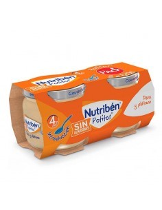 NUTRIBEN POTITO BIPACK 2X120G PERA Y PLATANO