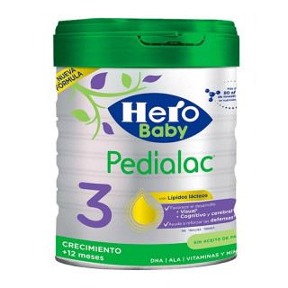 Hero Baby Pedialac 3 Leche de Crecimiento 800 gr.