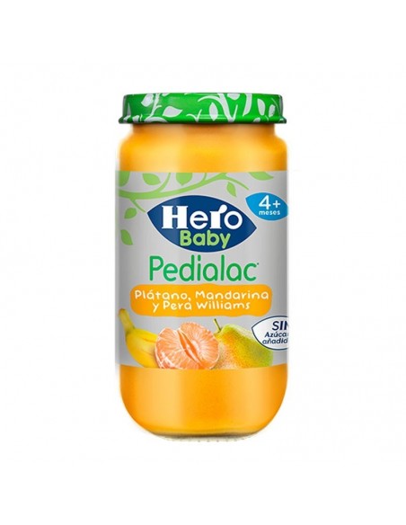 Hero Baby Pedialac Platano Mandarina Pera 235 G
