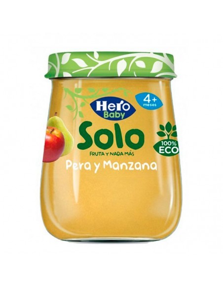 HERO BABY SOLO PERA MANZANA 120 GR