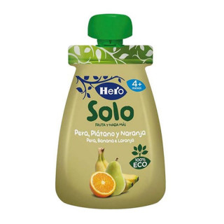 Hero Solo Snack Platano, Pera y Naranja 100 gr.