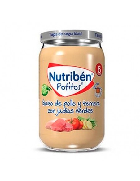 NUTRIBEN POTITO RECETAS TRADICIONALES 235G MENESTRA DE VERDURAS POLLO Y TERNERA