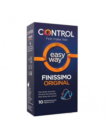 CONTROL PRESERVATIVOS FINISSIMO EASY WAY 10 PROFILACTICOS DE TECNILATEX S.A. ARTSANA GROUP