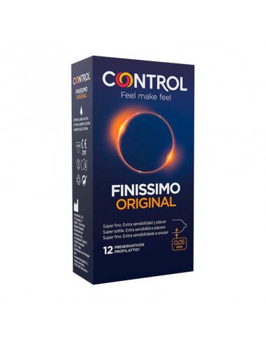 Control Preservativos Finissimo Original 12 Unidades Super Fino