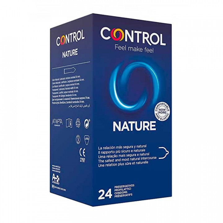 Control Preservativos Nature 24 Unidades Condones Pack Ahorro.