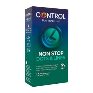 Control Preservativos Non Stop Retard 12 Unidades Condones.