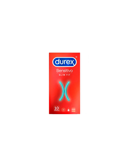 Durex Sensitivo Slim Fit Preservativos 10 U