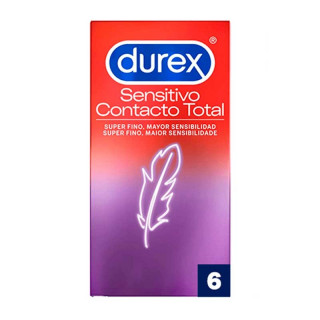 Durex Sensitivo Contacto Total 6 Unidades.