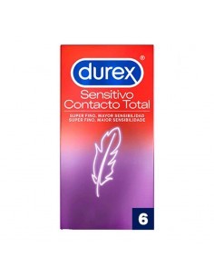 DUREX SENSITIVO CONTACTO TOTAL 6 PRESERVATIVOS DE RECKITT...