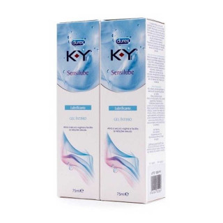 Durex Sensilube K-Y Jelly Gel Lubricante íntimo 2x75ml.