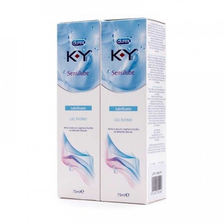 Durex Sensilube K-Y Jelly Gel Lubricante íntimo 2x75ml.