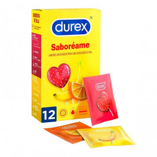 Durex Preservativos Saboreáme 12 Unidades Condones.