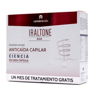 Iraltone AGA Concentrado Nutricional Anticaída 2x60 Cápsulas.