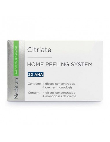 Neostrata Citriate Home Peeling System 4 Discos Concentrados 4X1,5ml + 4 Cremas Monodosis 4X2g