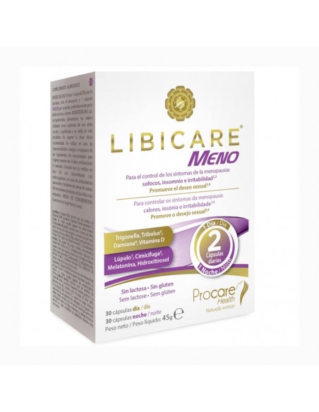 Libicare Meno 30 + 30 Capsulas