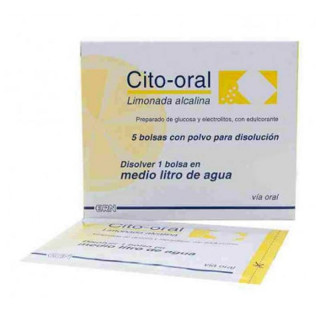 Cito-Oral Limón Alcalina 5 Bolsas.﻿