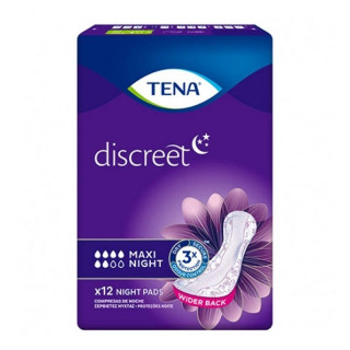 Tena Discreet Compresas de Noche Maxi Absorción 60uds.