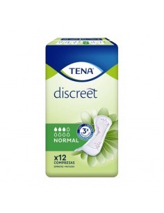TENA DISCREET COMPRESAS LADY NORMAL ABSORCION 200 ML12...