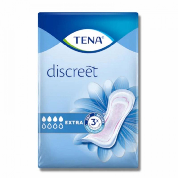 Tena Discreet Compresas Plus Extra Absorción 320ml 20uds.