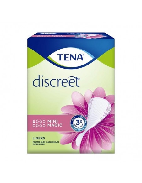 Tena Discreet Protege Slip Mini Magic Absorcion 34 Ml 34 Unidades