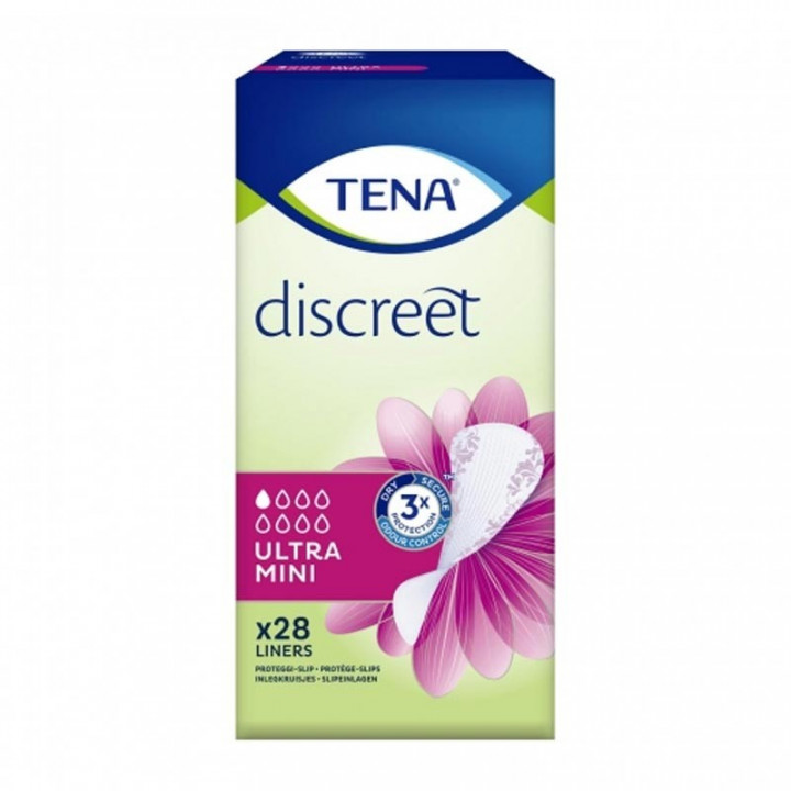 Tena Discreet Protege Slip Ultra Mini Absorción 28 uds 45ml.