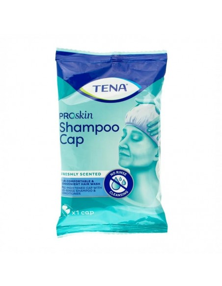 TENA ADULTO GORRO SHAMPOO CAPILAR 1 UNIDAD