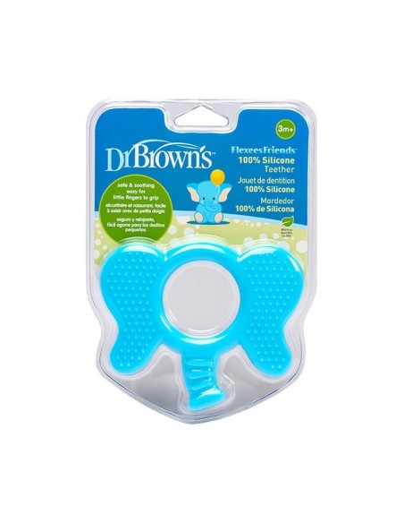 DR BROWN´S MORDEDOR FLEXEES FRIENDS ELEFANTE AZUL