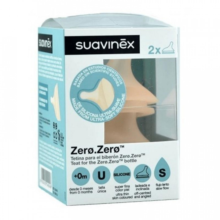 Suavinex Tetina Silicona Anticólico Flujo S.﻿