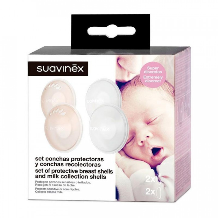Suavinex Conchas Protectoras + Recolectoras Set 6 uds.
