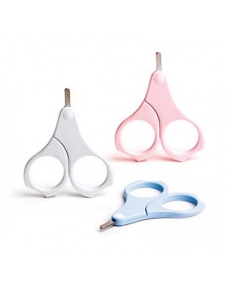 SUAVINEX TIJERA INFANTIL DE PUNTAS REDONDEADAS A PARTIR DE LOS 0 MESES, COLORES AZUL, ROSA Y BLANCO