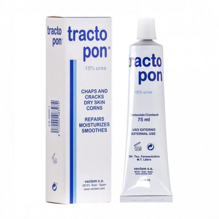 Tractopon 15% Urea Crema Hidratante 75ml.