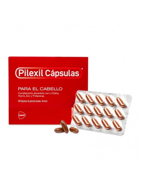 Pilexil 100 Cápsulas Anticaída Cabello Hombres y Mujeres