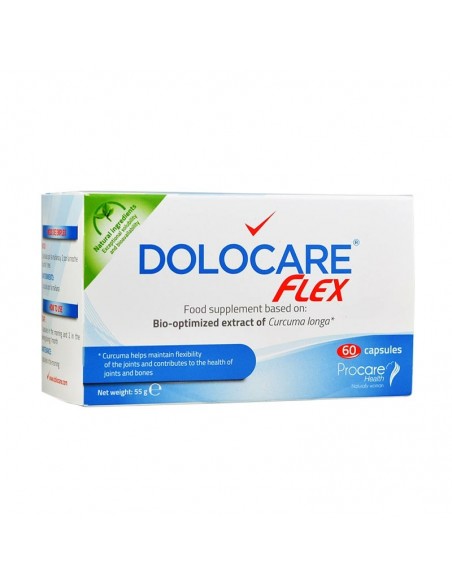 Dolocare Flex 60 Capsulas La Curcuma Ayuda A La Flexibilidad De Las Articulaciones