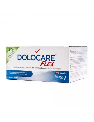Dolocare Flex 180 Capsula La Curcuma Ayuda A La...